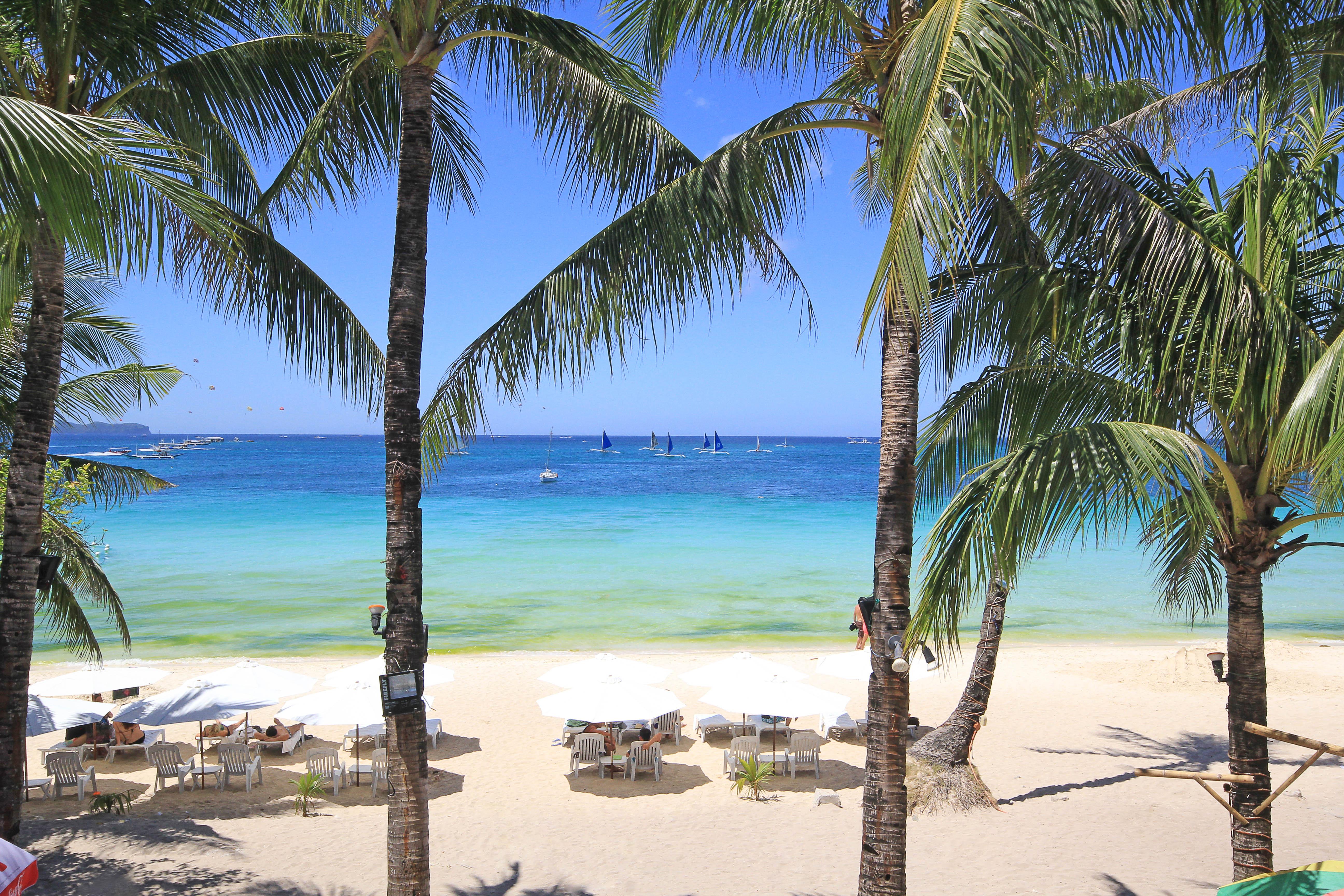 Bamboo Beach Resort & Restaurant Manoc-Manoc Eksteriør billede
